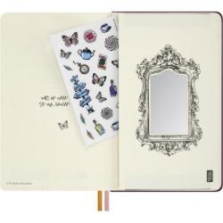 Notes Moleskine 2026 Alice w Krainie Czarów, L, 13 × 21 cm, gładki, twarda oprawa