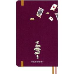 Notes Moleskine 2026 Alice w Krainie Czarów, L, 13 × 21 cm, gładki, twarda oprawa