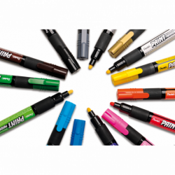 Marker olejowy brązowy 4,6...