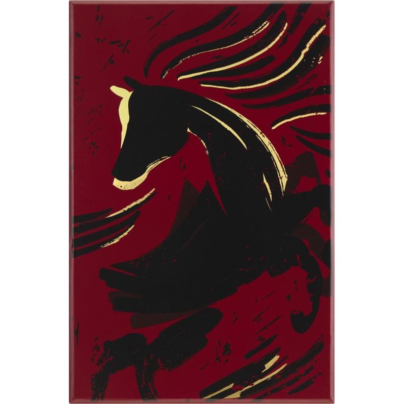 Notes MOLESKINE 2026 Horse, L, w linie, Woodcut, box
