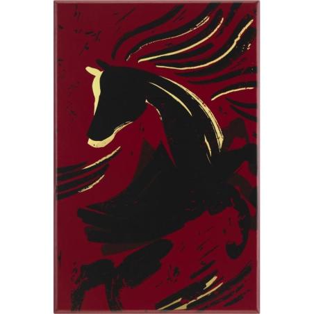 Notes MOLESKINE 2026 Horse, L, w linie, Woodcut, box