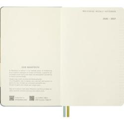 Kalendarz tygodniowy MOLESKINE 2026 Lord of the Rings, 18M, L, 13x21cm