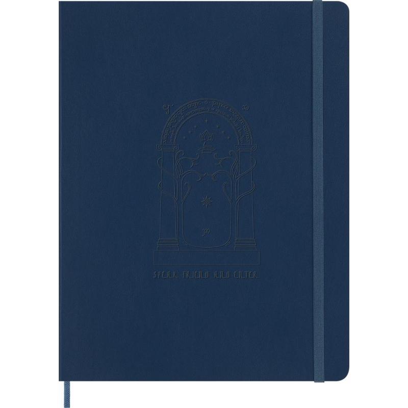 Notes MOLESKINE 2026 LOTR Doors of Durin, XL, 13x21cm, w linie, miękka oprawa