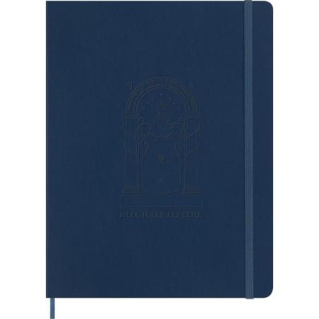 Notes MOLESKINE 2026 LOTR Doors of Durin, XL, 13x21cm, w linie, miękka oprawa