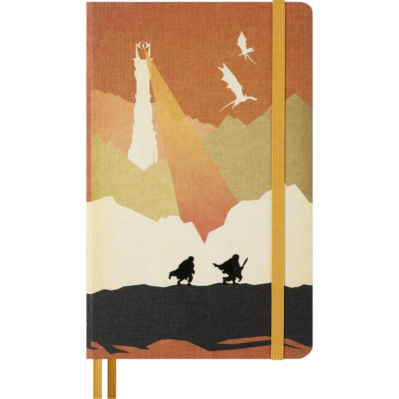 Notes MOLESKINE 2026 LOTR Frodo Sam, L, 13x21cm, gładki