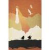 Notes MOLESKINE 2026 LOTR Frodo Sam, L, 13x21cm, w linie, box