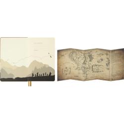 Notes MOLESKINE 2026 LOTR Frodo Sam, L, 13x21cm, w linie, box
