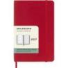 Kalendarz tygodniowy MOLESKINE 2027, 12M, P, 9x14cm, miękka oprawa, scarlet red