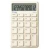 Kalkulator biurowy DONAU TECH, 12-cyfr. wyświetlacz, funkcja pierw., wym. 137x84 mm, beżowy