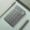 Kalkulator biurowy DONAU TECH, 12-cyfr. wyświetlacz, funkcja pierw., wym. 137x84 mm, zielony
