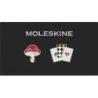 Przypinki MOLESKINE 2026 Alice, Mushroom + Cards