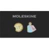 Zestaw 2 przypinek MOLESKINE 2026 Alice, Eat Me + Drink Me