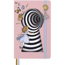 Zestaw 2 przypinek MOLESKINE 2026 Alice, Eat Me + Drink Me