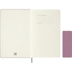 Notes MOLESKINE 2026, L, 13x21cm, gładki, twarda oprawa, majestic pink