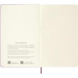 Notes MOLESKINE 2026, L, 13x21cm, gładki, twarda oprawa, majestic pink