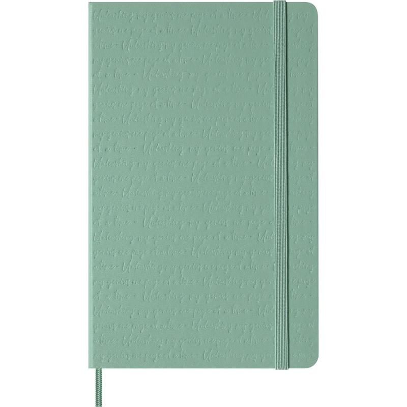 Notes MOLESKINE 2026, L, 13x21cm, gładki, twarda oprawa, Sage Green