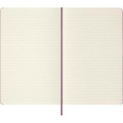 Notes MOLESKINE 2026, L, 13x21cm, w linie, twarda oprawa, majestic pink