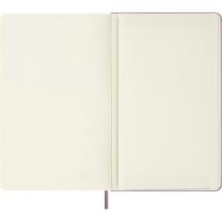 Notes MOLESKINE 2026, L, 13x21cm, w linie, twarda oprawa, majestic pink