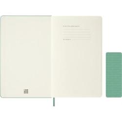 Notes MOLESKINE 2026, L, 13x21cm, w linie, twarda oprawa, Sage Green