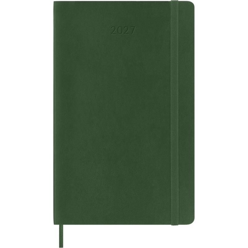 Kalendarz dzienny MOLESKINE 2027, 12M, L, 13x21cm, miękka oprawa, myrtle green
