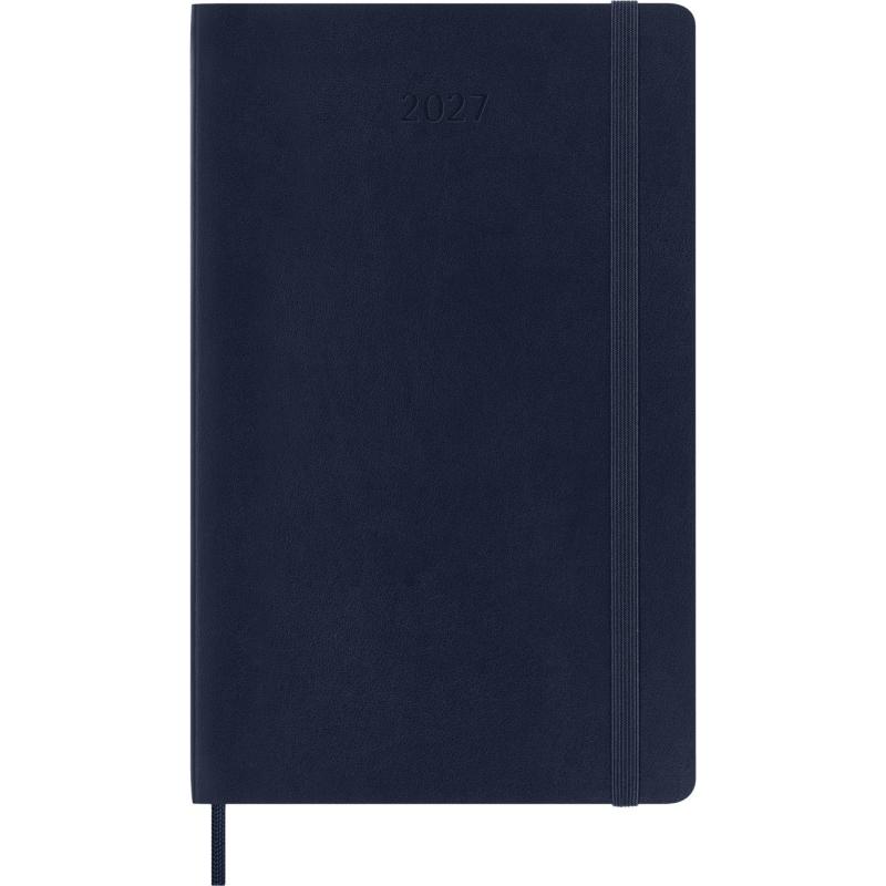 Kalendarz dzienny MOLESKINE 2027, 12M, L, 13x21cm, miękka oprawa, sapphire blue