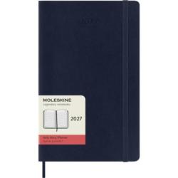 Kalendarz dzienny MOLESKINE 2027, 12M, L, 13x21cm, miękka oprawa, sapphire blue