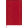 Kalendarz dzienny MOLESKINE 2027, 12M, L, 13x21cm, miękka oprawa, scarlet red