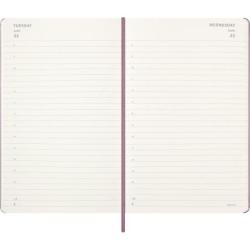 Kalendarz dzienny Moleskine 2027, 12M, L 13 × 21 cm, twarda oprawa, różowy Majestic Pink