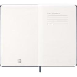 Kalendarz dzienny MOLESKINE 2027, 12M, L, 13x21cm, twarda oprawa, sapphire blue