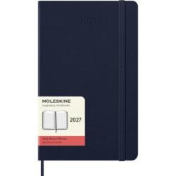 Kalendarz dzienny MOLESKINE 2027, 12M, L, 13x21cm, twarda oprawa, sapphire blue