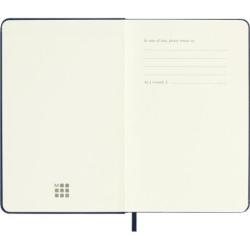 Kalendarz dzienny MOLESKINE 2027, 12M, P, 9x14cm, twarda oprawa, sapphire blue