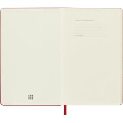 Kalendarz dzienny MOLESKINE 2027, 12M, P, 9x14cm, twarda oprawa, scarlet red