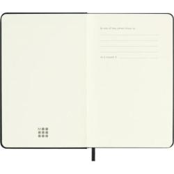 Kalendarz dzienny MOLESKINE 2027, 12M, P, 9x14cm, twarda oprawa, czarny