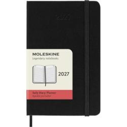 Kalendarz dzienny MOLESKINE 2027, 12M, P, 9x14cm, twarda oprawa, czarny