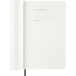Kalendarz miesięczny MOLESKINE 2027, 12M, L, 13x21cm, miękka oprawa, czarny