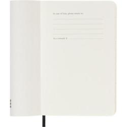 Kalendarz miesięczny Moleskine 2027, 12 miesięcy, 9 × 14 cm, miękka oprawa, czarny