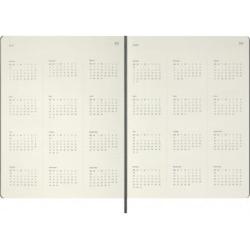 Kalendarz MOLESKINE Pro Smart 2027, 12M, XL, 19x25cm, twarda oprawa, czarny