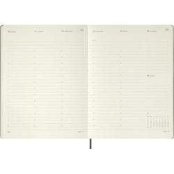 Kalendarz MOLESKINE Pro Smart 2027, 12M, XL, 19x25cm, twarda oprawa, czarny