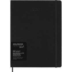 Kalendarz MOLESKINE Pro Smart 2027, 12M, XL, 19x25cm, twarda oprawa, czarny
