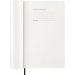Kalendarz tygodniowy horyzontalny MOLESKINE 2027, 12M, L, 13x21cm, miękka oprawa, czarny