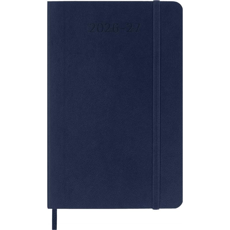 Kalendarz tygodniowy MOLESKINE 2026/27, 18M, P, 9x14cm, miękka oprawa, sapphire blue