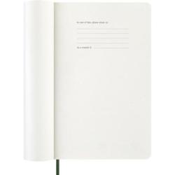 Kalendarz tygodniowy MOLESKINE 2027, 12M, L, 13x21cm, miękka oprawa, myrtle green