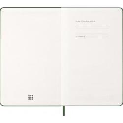 Kalendarz tygodniowy MOLESKINE 2027, 12M, L, 13x21cm, twarda oprawa, myrtle green