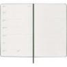 Kalendarz tygodniowy MOLESKINE 2027, 12M, L, 13x21cm, twarda oprawa, myrtle green