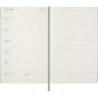 Kalendarz tygodniowy MOLESKINE 2027, 12M, L, 13x21cm, twarda oprawa, Sage Green