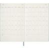 Kalendarz tygodniowy MOLESKINE 2027, 12M, L, 13x21cm, twarda oprawa, Sage Green