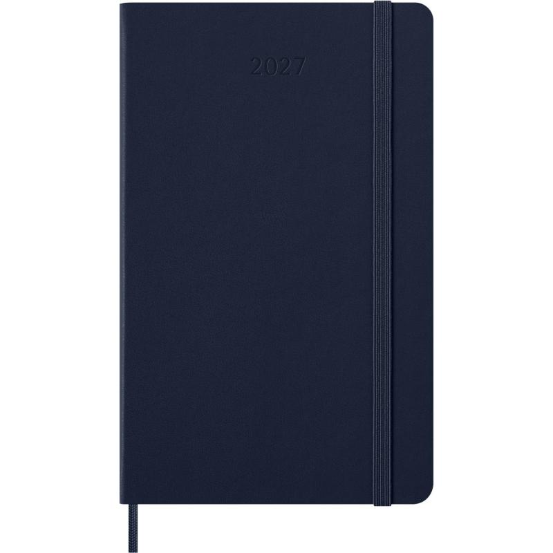 Kalendarz tygodniowy MOLESKINE 2027, 12M, L, 13x21cm, twarda oprawa, sapphire blue