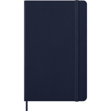 Kalendarz tygodniowy MOLESKINE 2027, 12M, L, 13x21cm, twarda oprawa, sapphire blue