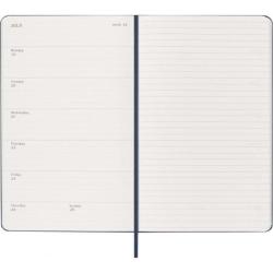 Kalendarz tygodniowy MOLESKINE 2027, 12M, L, 13x21cm, twarda oprawa, sapphire blue