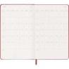 Kalendarz tygodniowy MOLESKINE 2027, 12M, L, 13x21cm, twarda oprawa, scarlet red